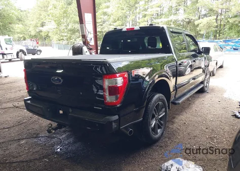 2023 Ford F-150 Lariat z USA, uszkodzony, nr VIN 1FTFW1E86PFB69380